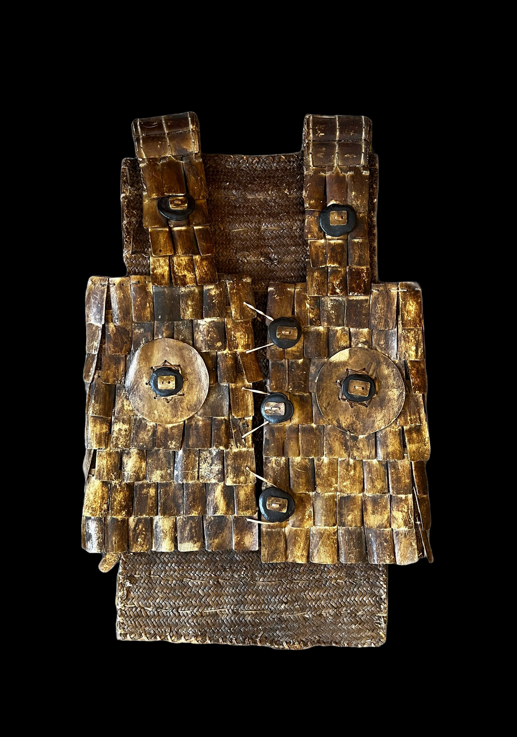 Sulawesi Toraja Water Buffalo Bone Armour War Vest Circa 1920s