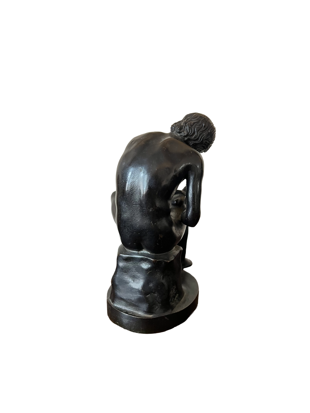 19th Century Roman Spinario Thorn Puller Grand Tour Bronze Sculpture