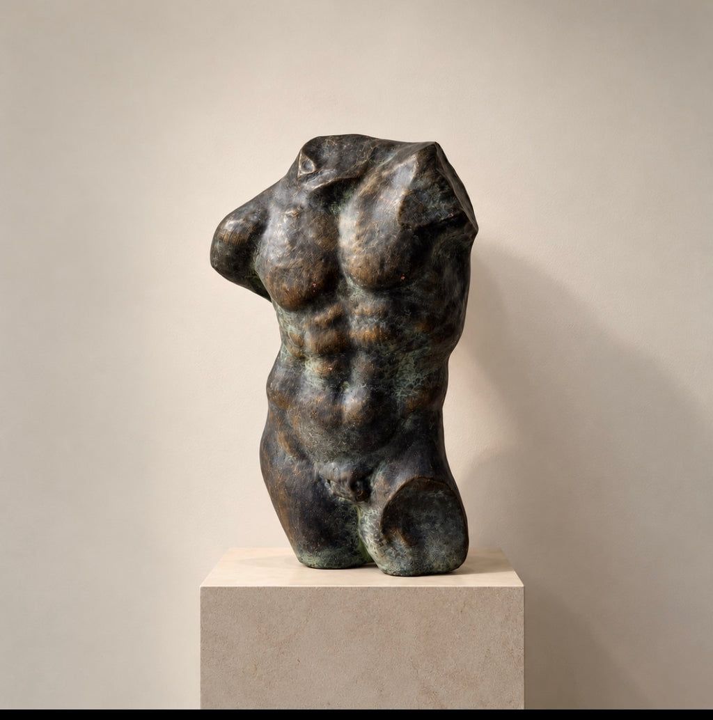 Terracotta Male Torso