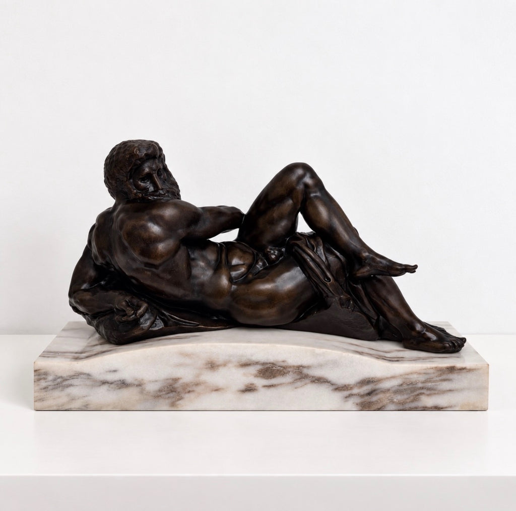 F. Barbedienne ‘Il Giorno’ Bronze Sculpture