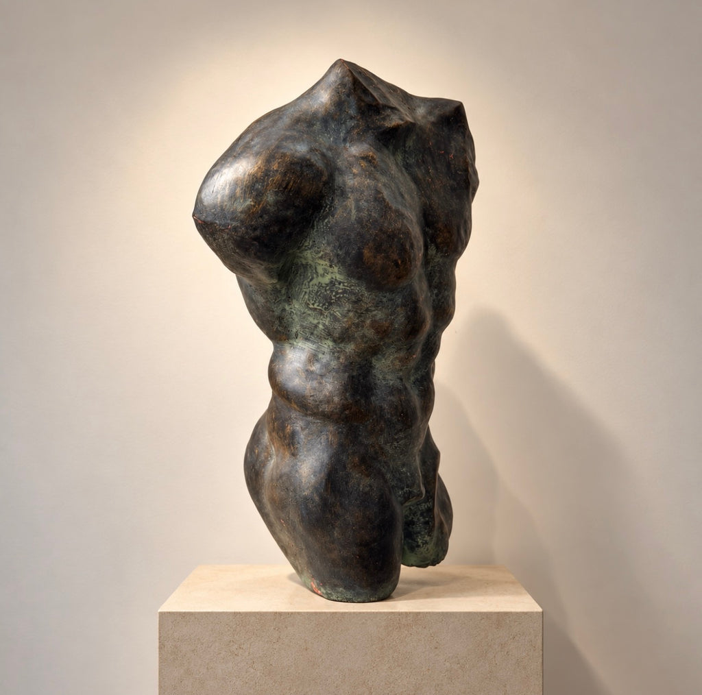 Terracotta Male Torso