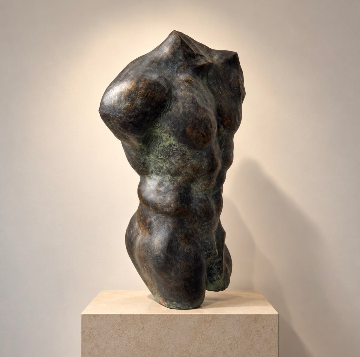 Terracotta Male Torso