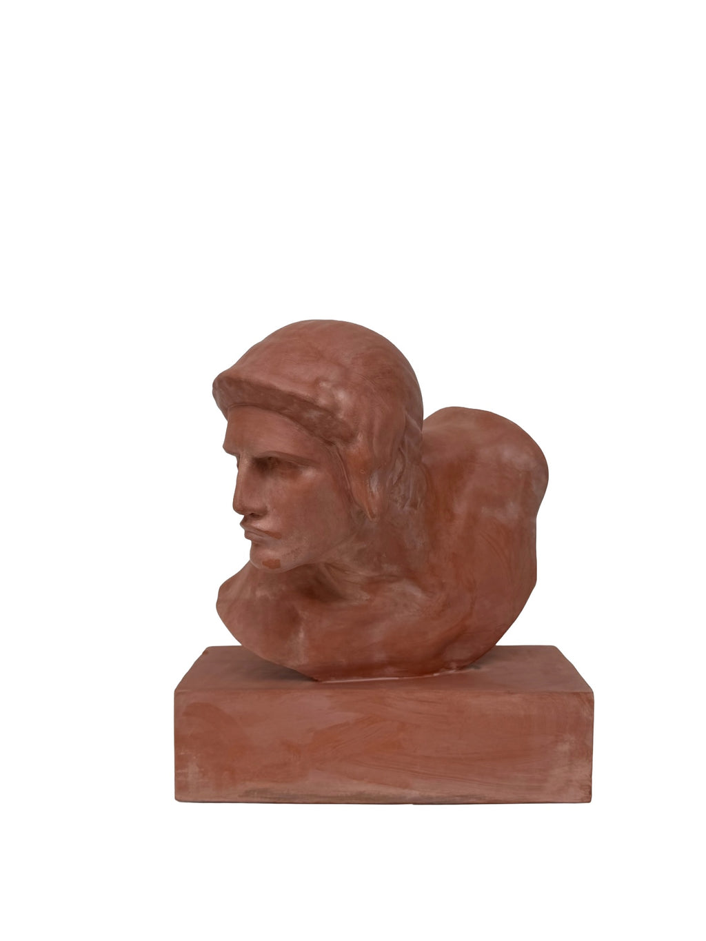 Terracotta Sculpture Of "The Wrath of Achilles" By Constant Roux.
