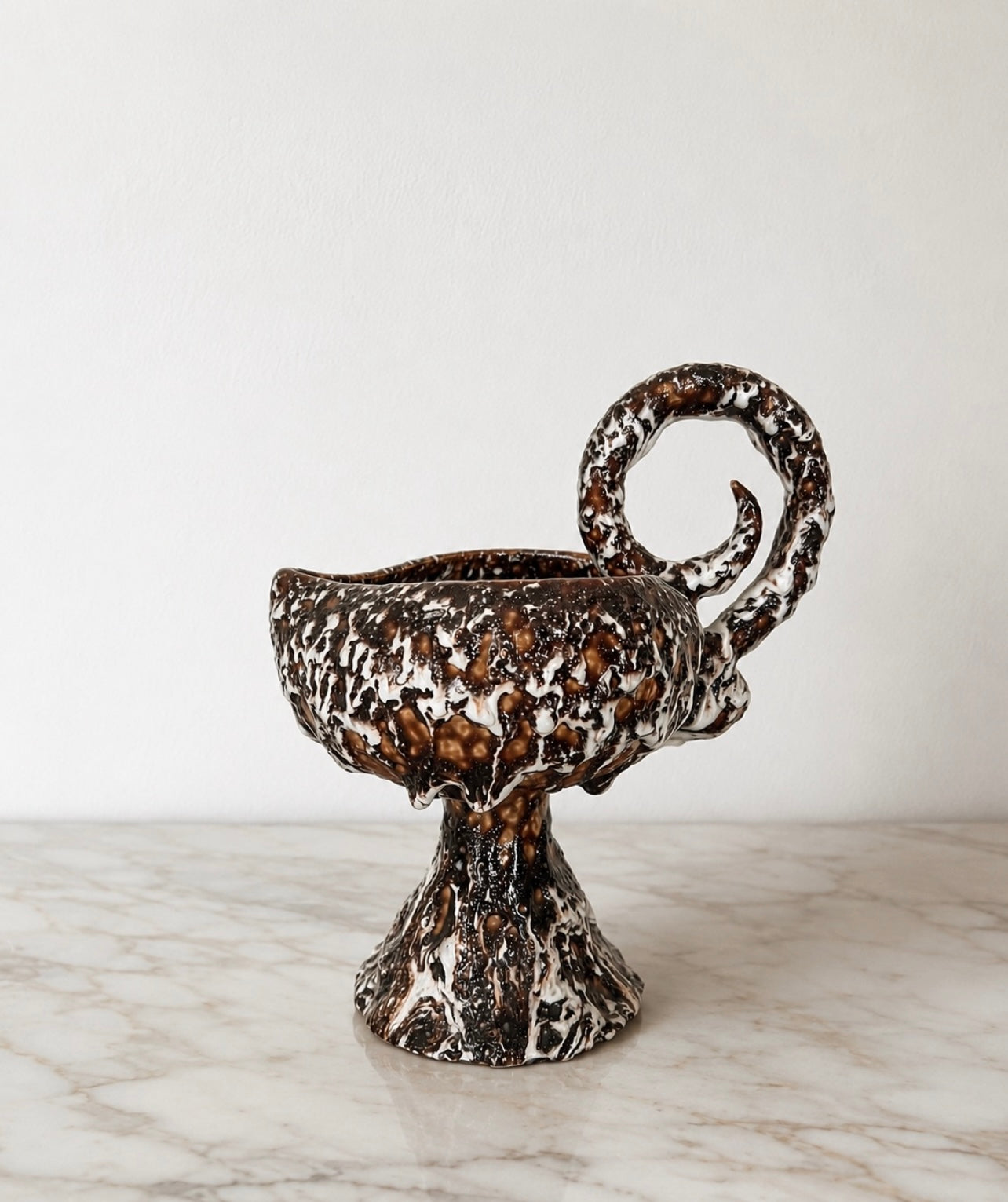 Marius Giuge Vallerius Signed Candle Stick Holder
