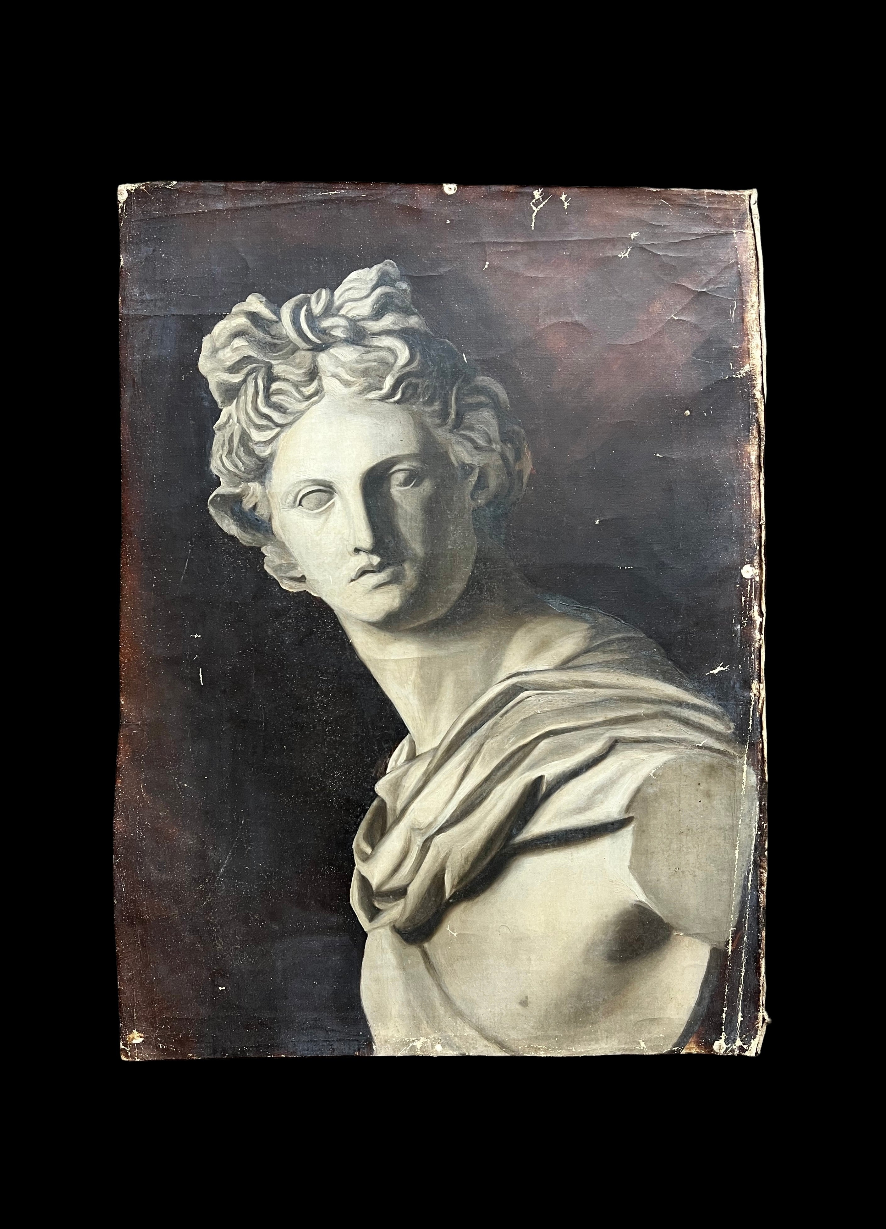 Oil Painting On Canvas Of Apollo Circa 1880