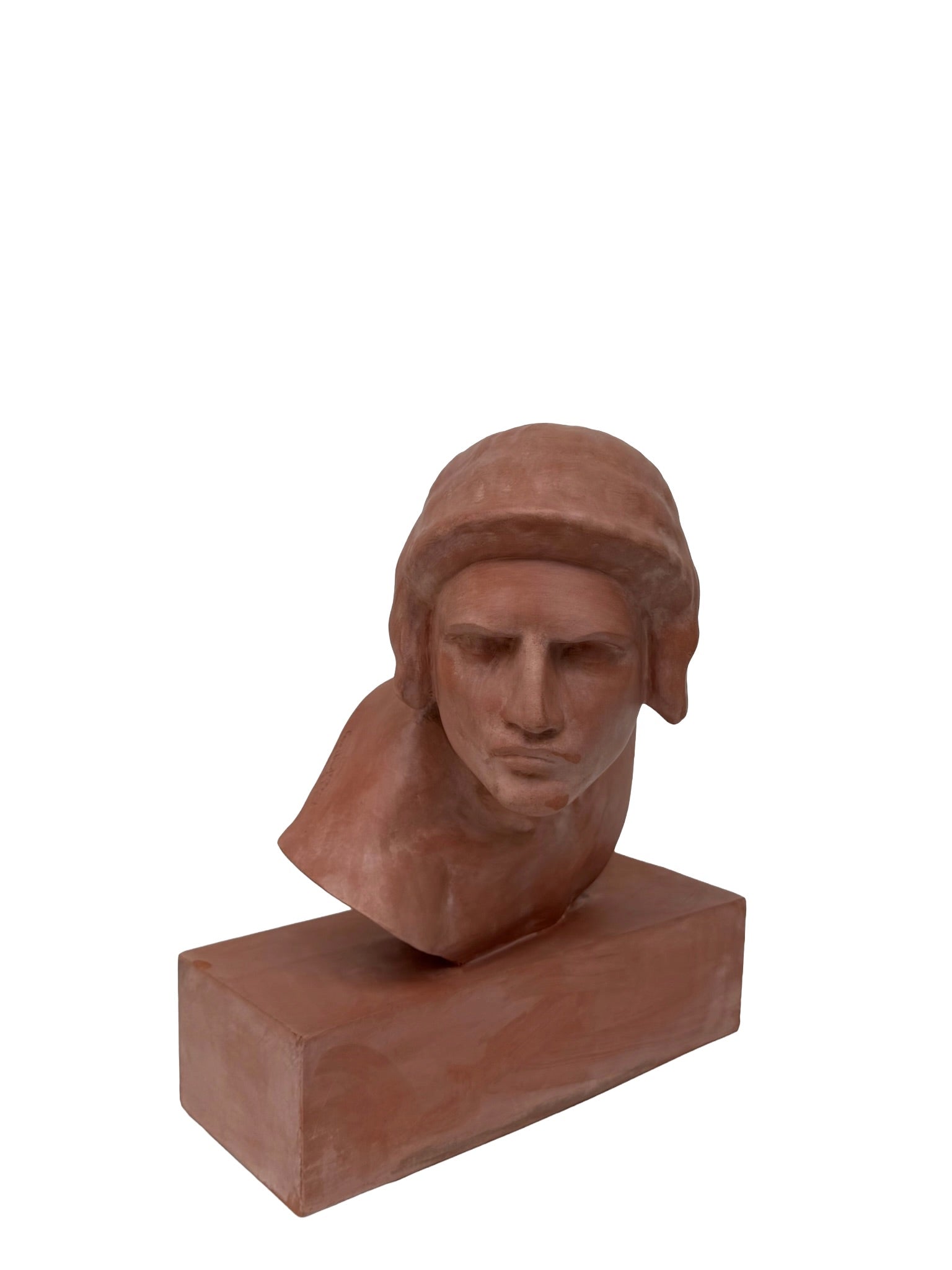 Terracotta Sculpture Of "The Wrath of Achilles" By Constant Roux.