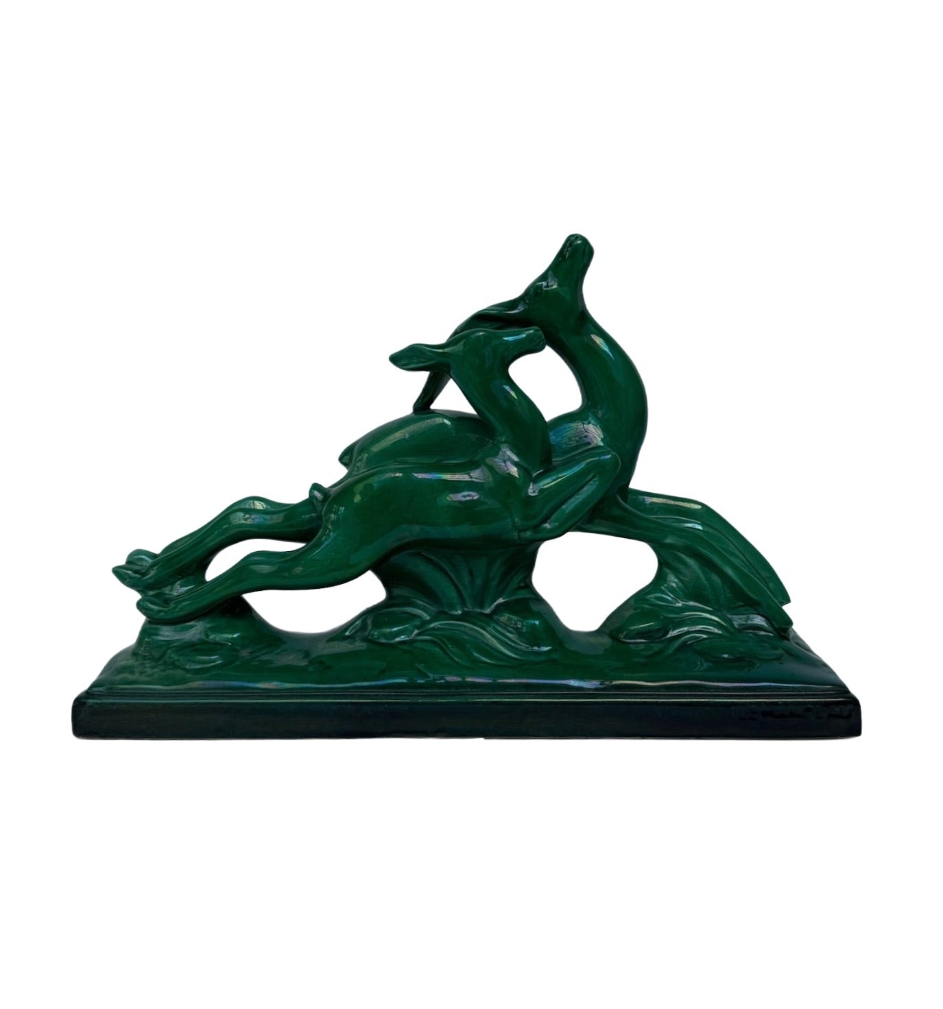 Biche Ceramic Group (Gazelles) by Charles Lemanceau