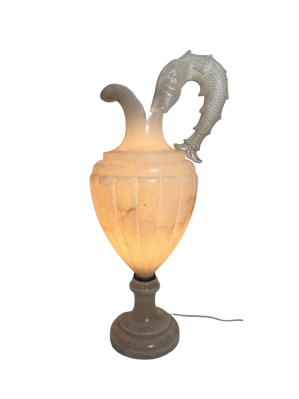 Alabaster Urn Table Lamp