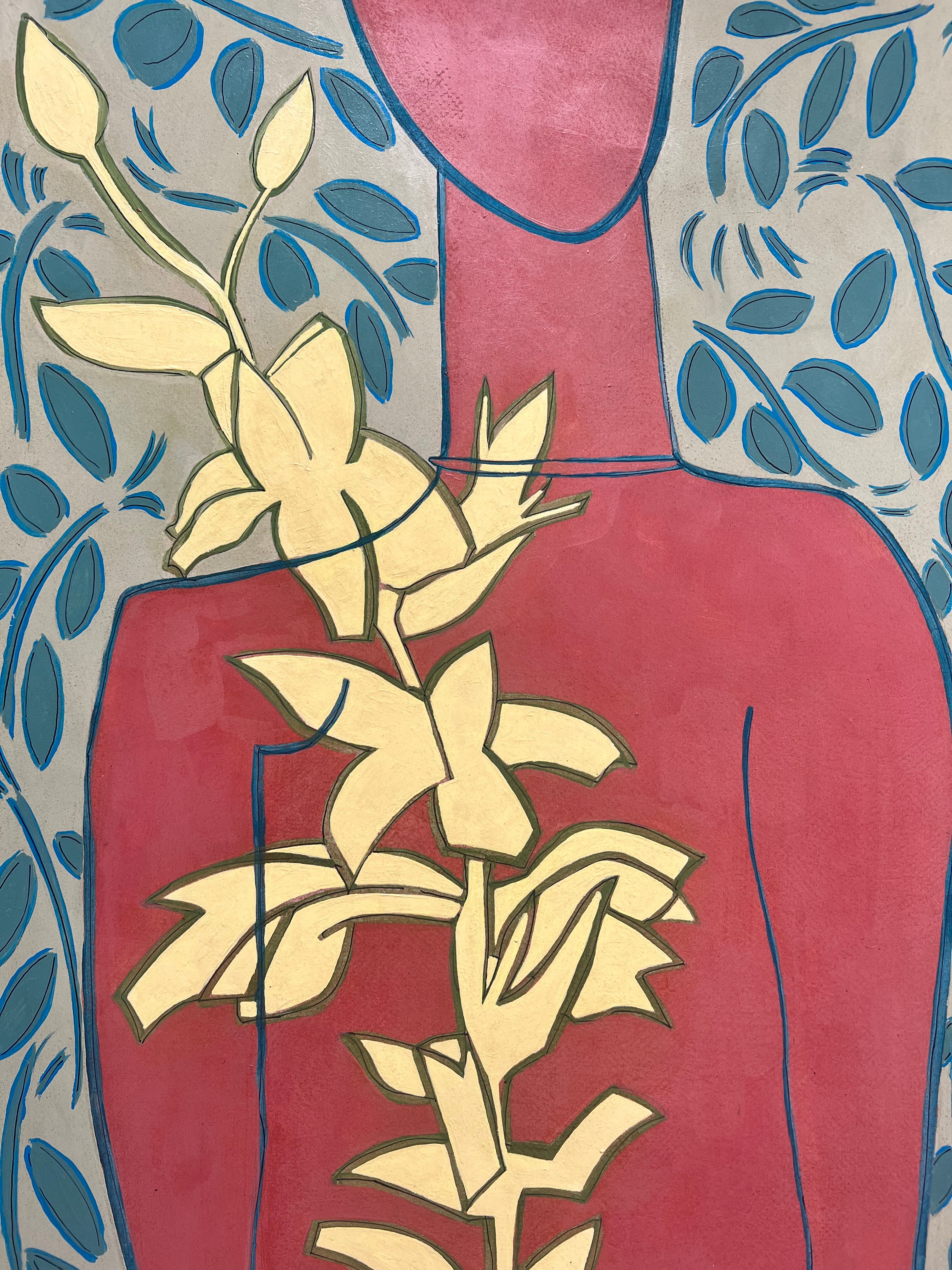 Beverley Peter Meyers Acrylic Painting Of A Figure