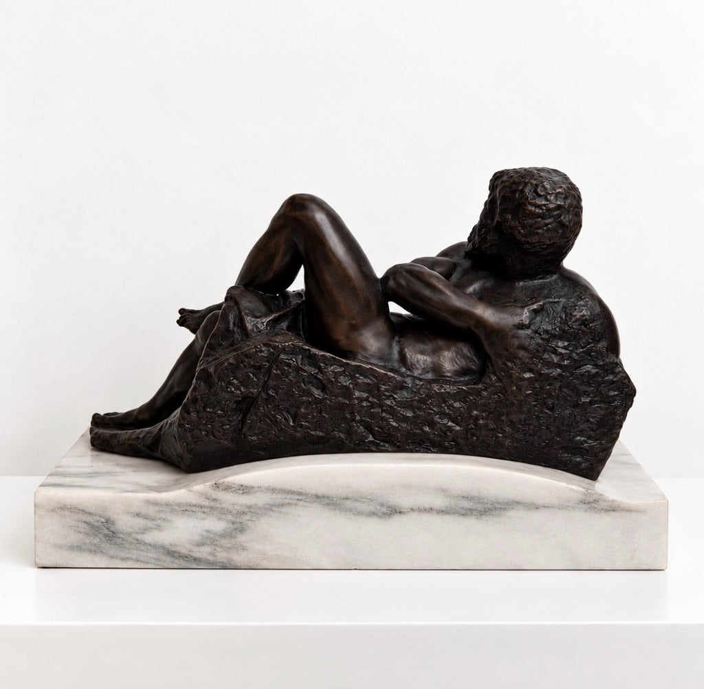 F. Barbedienne ‘Il Giorno’ Bronze Sculpture