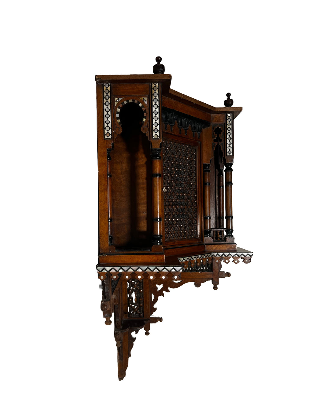 19th Century Moorish Revival Corner Cabinet