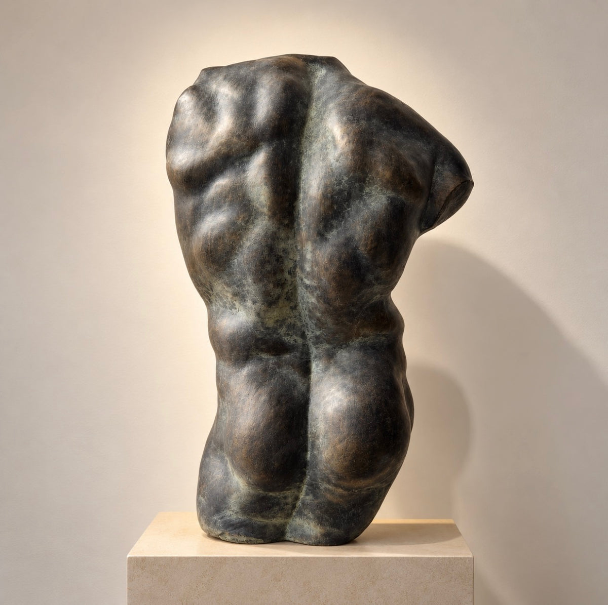 Terracotta Male Torso