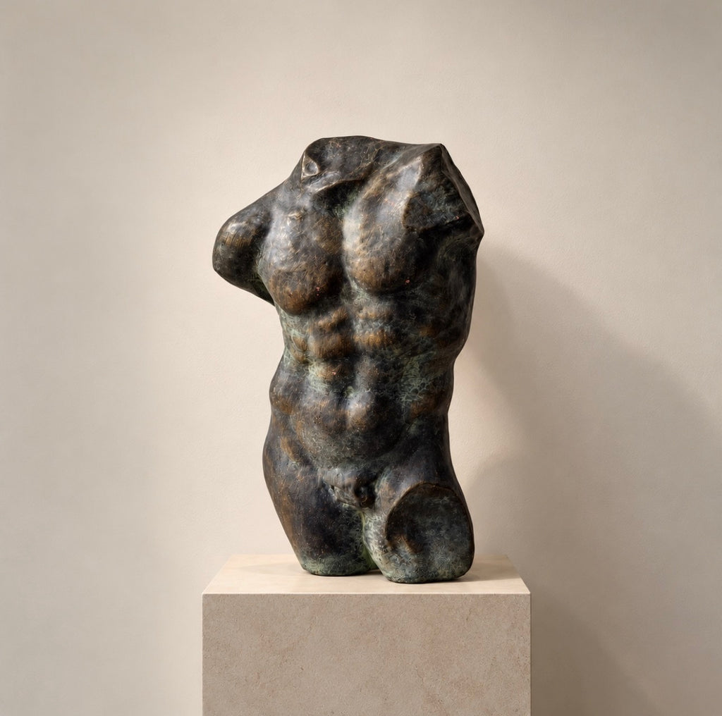 Terracotta Male Torso