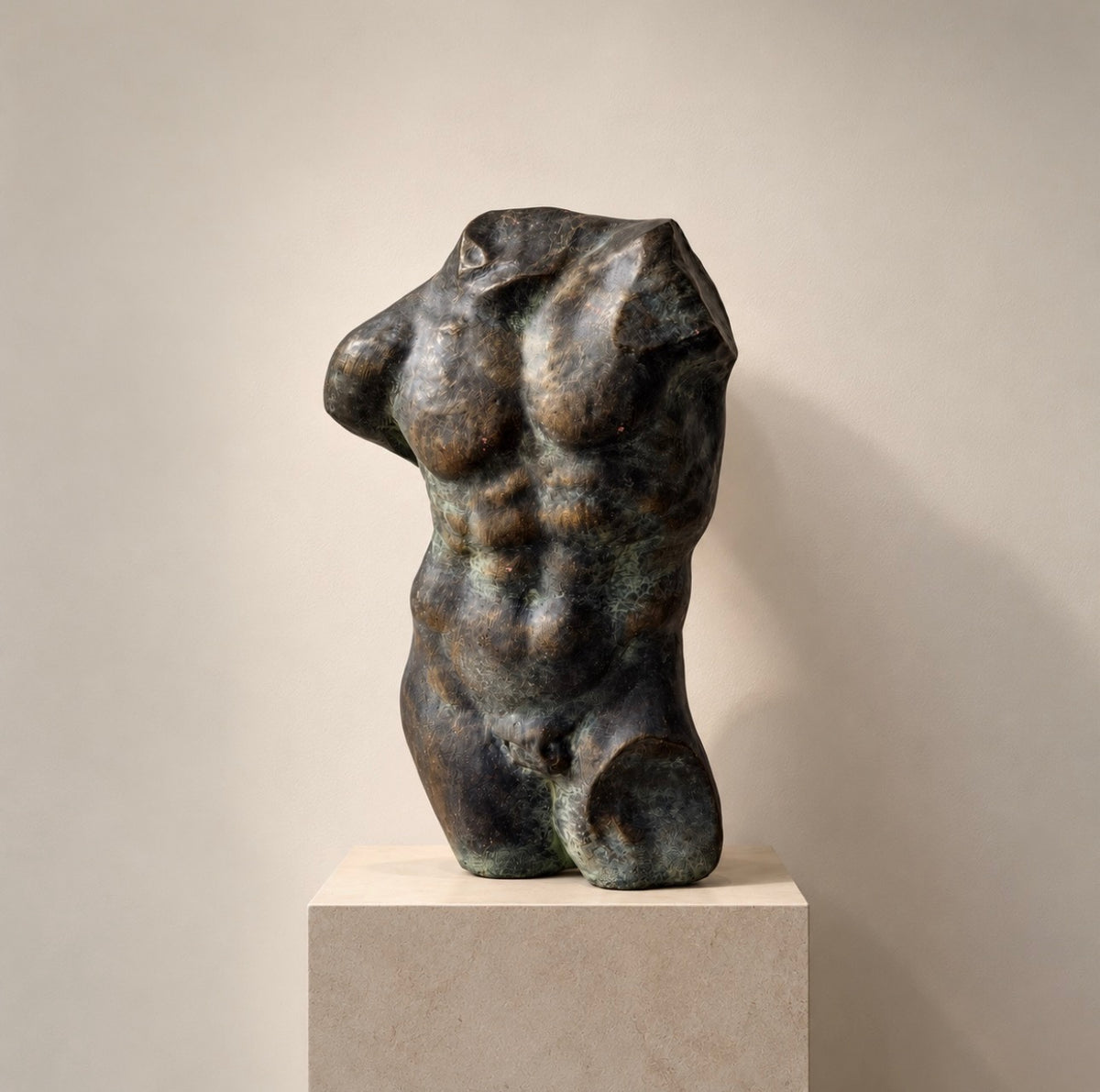 Terracotta Male Torso